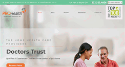 Desktop Screenshot of prohealthca.com